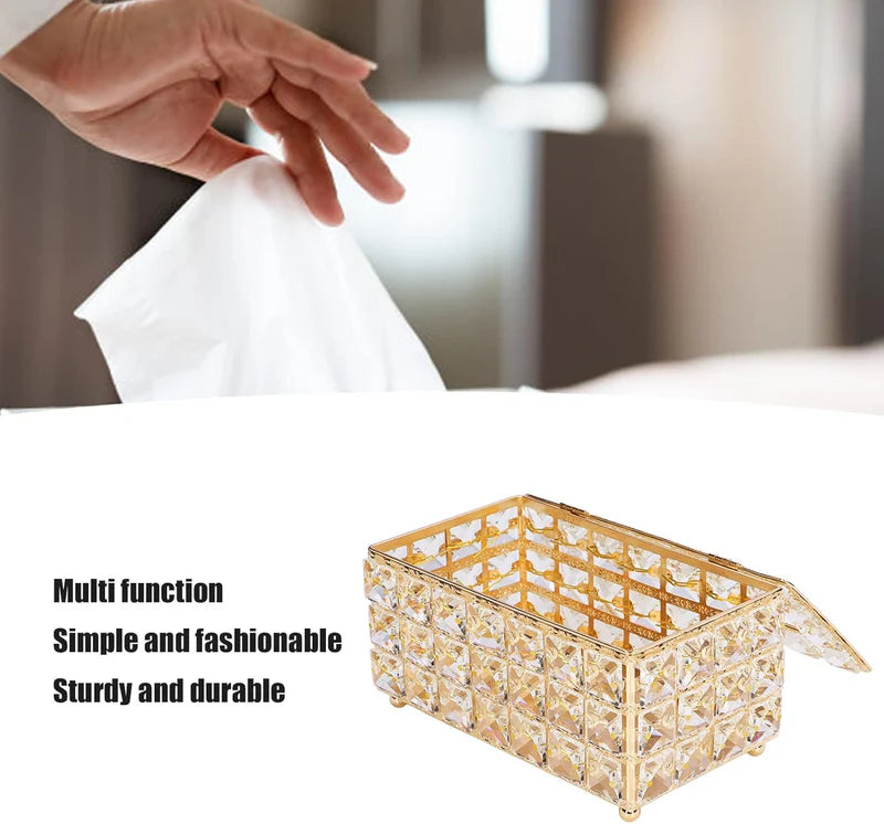 Crystal Tissue Box | علبة مناديل كريستالية